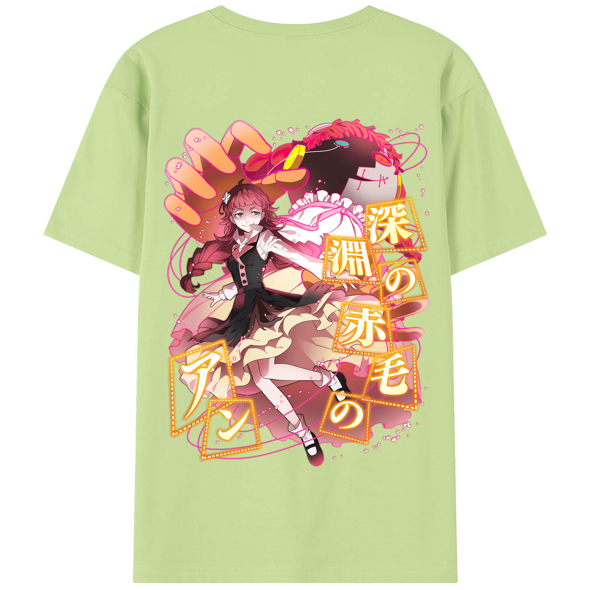 （画像用） 文豪ストレイドッグス Bungo Stray Dogs 綿100％半袖Tシャツ（背面プリント）